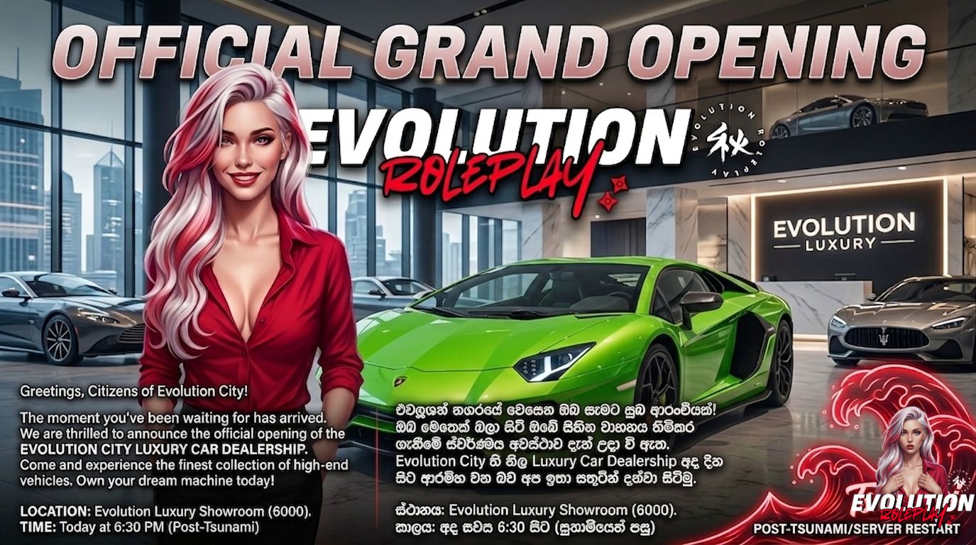 OFFICIAL GRAND OPENING: EVOLUTION LUXURY